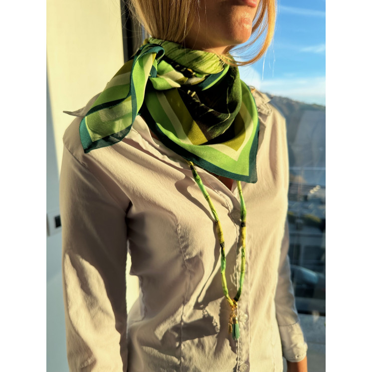 Foulard 100% seta, made in Como - Serie Limitata