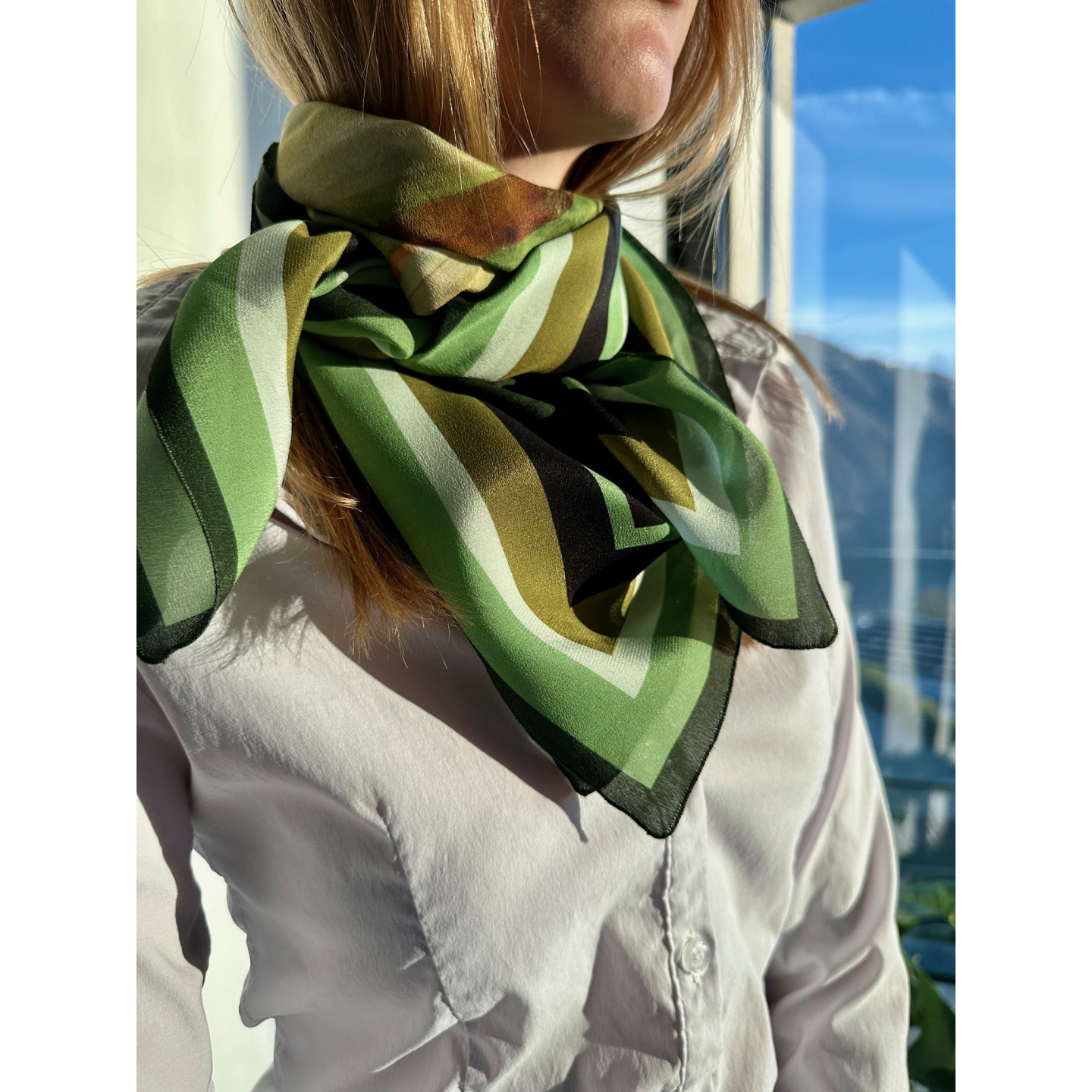 Foulard 100% seta, made in Como - Serie Limitata