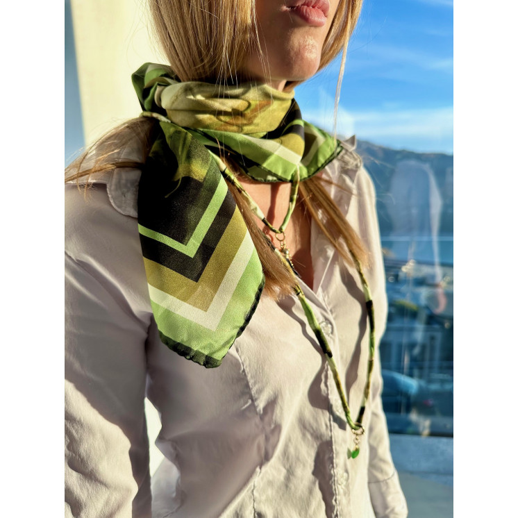 Foulard 100% seta, made in Como - Serie Limitata