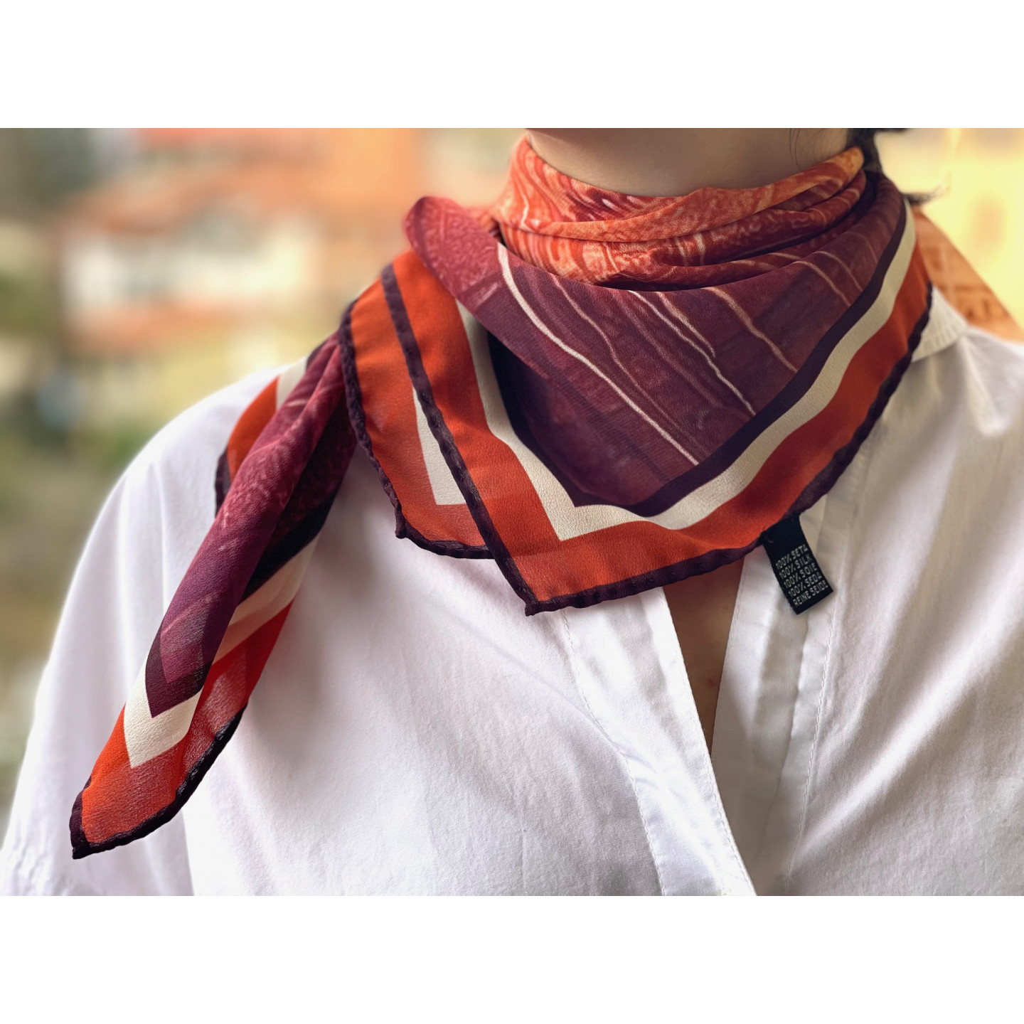 Foulard 100% seta, made in Como - Serie Limitata