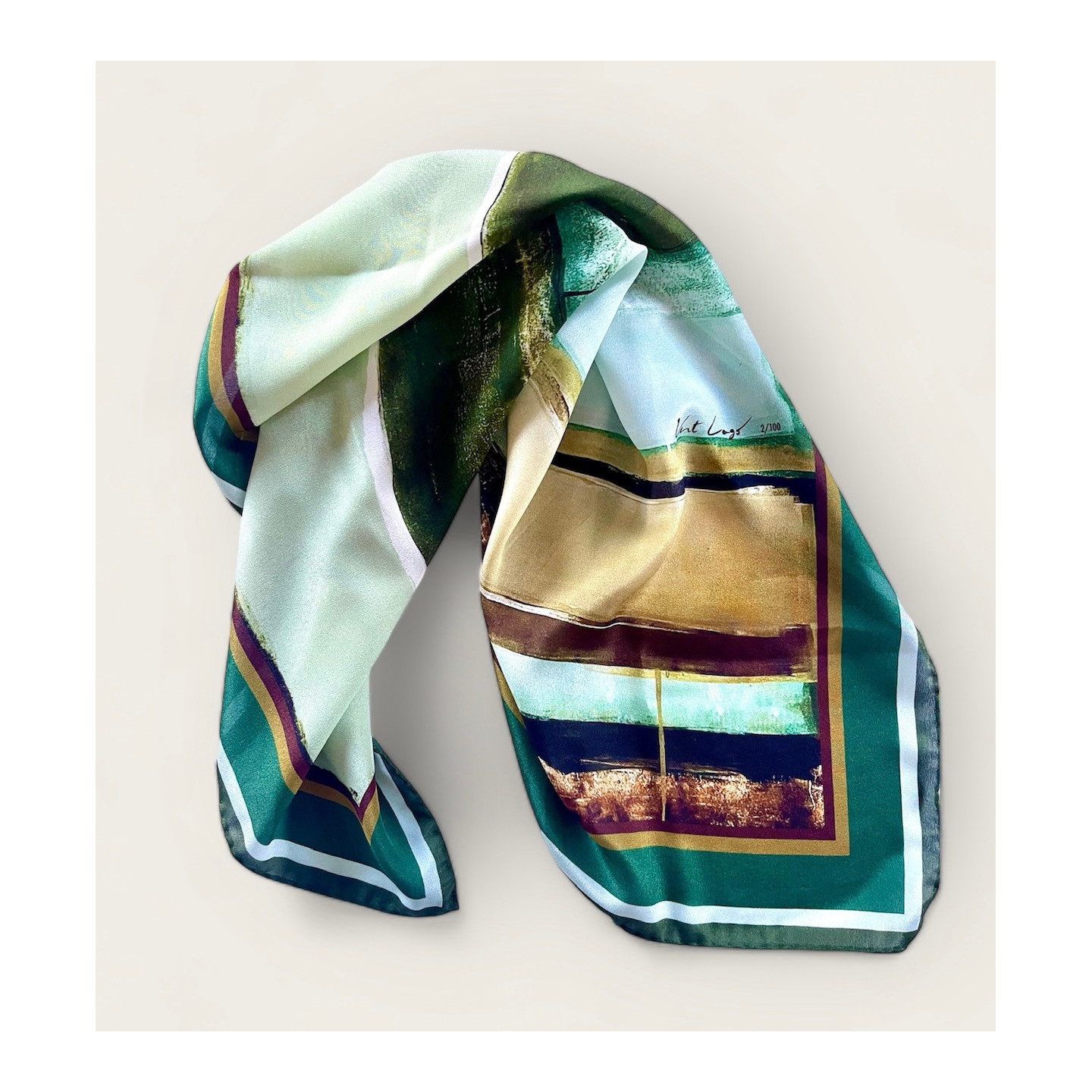 Foulard 100% seta, made in Como - Serie Limitata