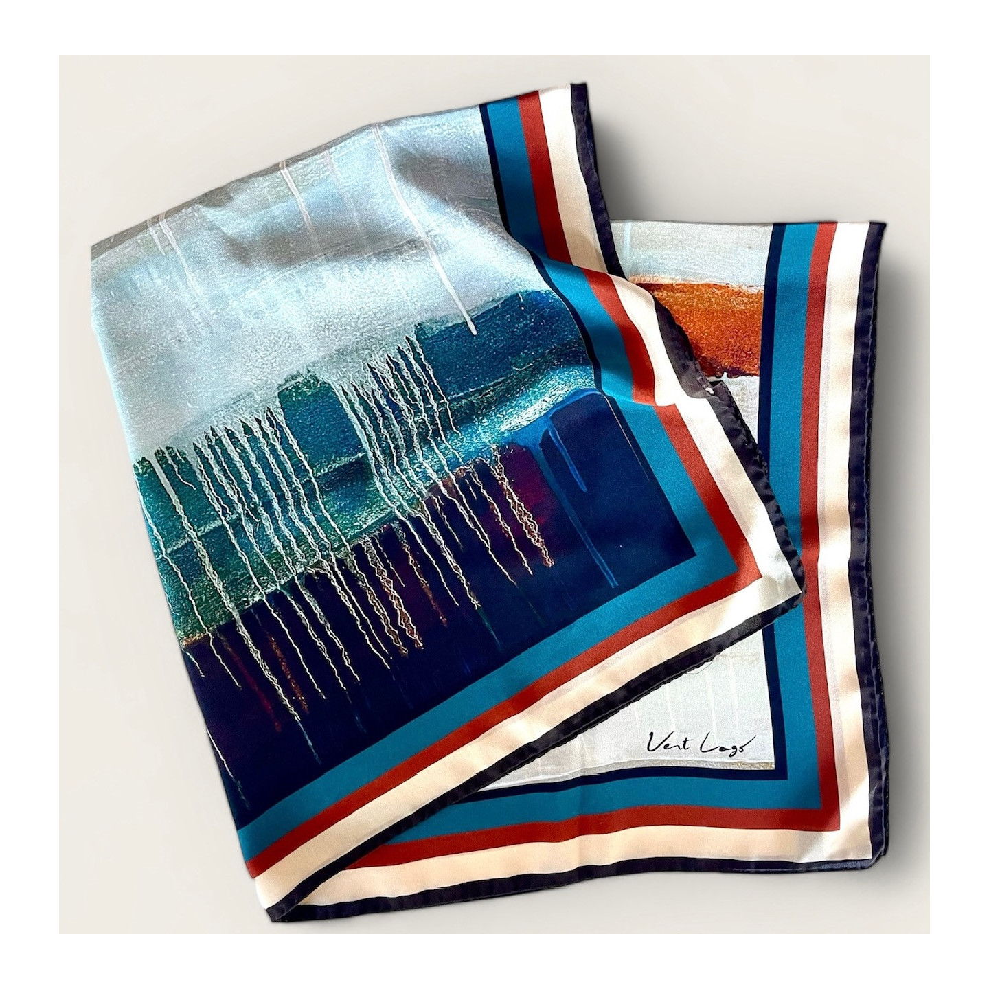 Foulard 100% silk, made in Como - Limited edition